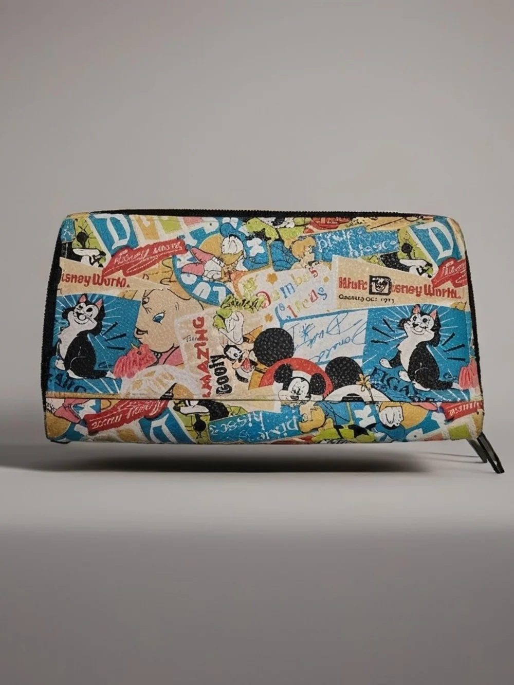 Disney Parks Authentic Wallet in Black White Blue & Red